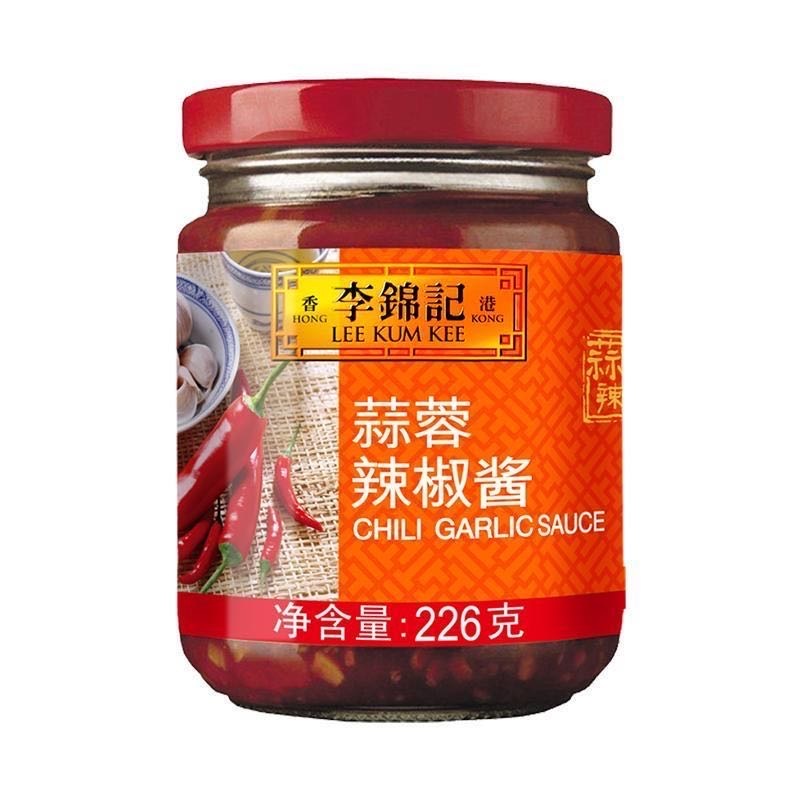 正宗李锦记蒜蓉辣椒酱226g小炒拌饭拌面辣椒酱调味酱火锅干碟蘸料